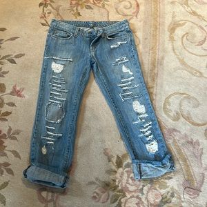 Carmar Blue Jean with Rips Size 28